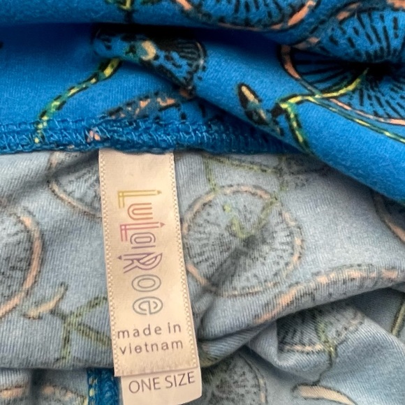 NWOT Rare Bicycle Print LuLaRoe Leggings - Fits Sizes 2 to 10 - Picture 4 of 5